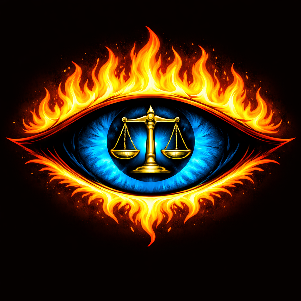Liberation Peaceful Eye of Justice emblem